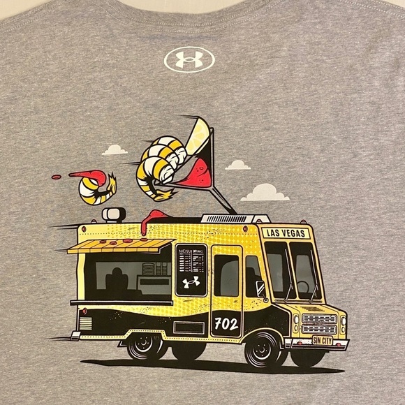 UNDER ARMOUR NWT T Shirt Las Vegas Food Truck Size XXL, Gift, Holiday, Husband - Picture 1 of 6